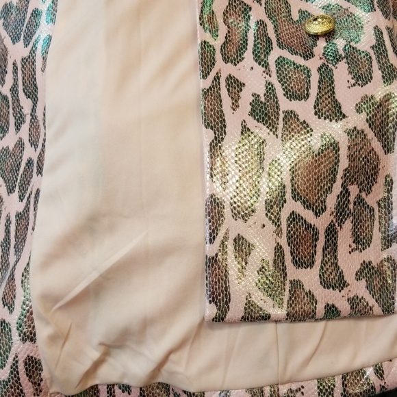 LAST CHANCE - GLAM DOLLZ Snake Print Blazer Dress - Picture 4 of 5